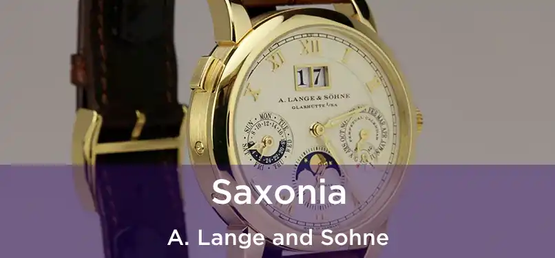  Saxonia A. Lange and Sohne
